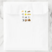 砂漠の要素 スクエアシール (バッグ)