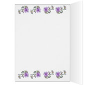 砂漠の誕生日カードの花 (内側 (左))