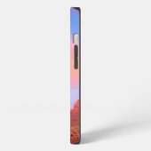 砂漠の谷を強い風で覆う iPhoneケース (左側面)