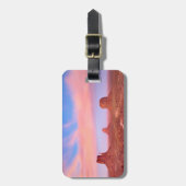 砂漠の谷上の強風 ラゲッジタグ (正面縦)