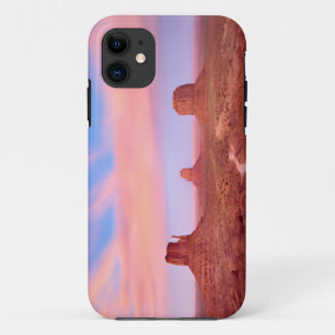 砂漠の谷上の強風 iPhone 11 ケース