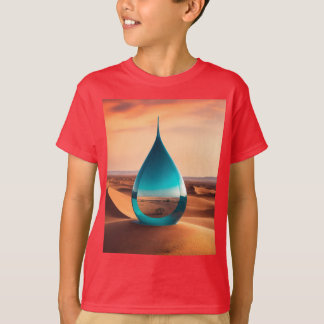 砂漠の赤いTシャツ – 砂の中の希望» Tシャツ
