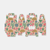 砂漠の赤面ピンクのフローラ赤ちゃんシャワー装飾 フェイバーボックス (折り畳みなし)