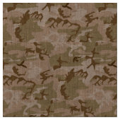 砂漠の迷彩柄 – ブラウンカモフラージュ ファブリック (クローズアップ)