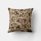 砂漠の迷彩模様 クッション (裏面)