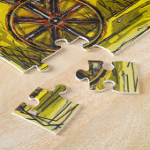 砂漠の遊歩道 ジグソーパズル (側面)