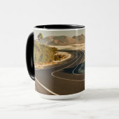 砂漠の道のマグ マグカップ (正面左)