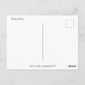 砂漠の野生の馬のトリオ ポストカード (裏面)