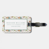 砂漠の開花のステップ|花パターン ラゲッジタグ (裏面横)