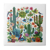 砂漠の開花カッティクレッシェンド タイル (正面)