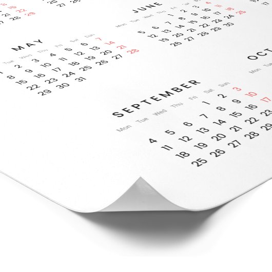 砂漠の開花デジタルアート2023カレンダーポスター ポスター (角)