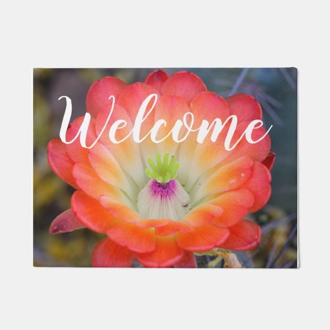 砂漠の開花 ドアマット (正面)