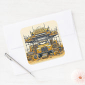 砂漠の防衛者 スクエアシール (封筒)