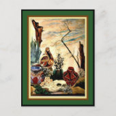 砂漠の陶器 – ファインアート ポストカード (正面)