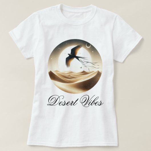 砂漠の雰囲気 Tシャツ (デザイン正面)