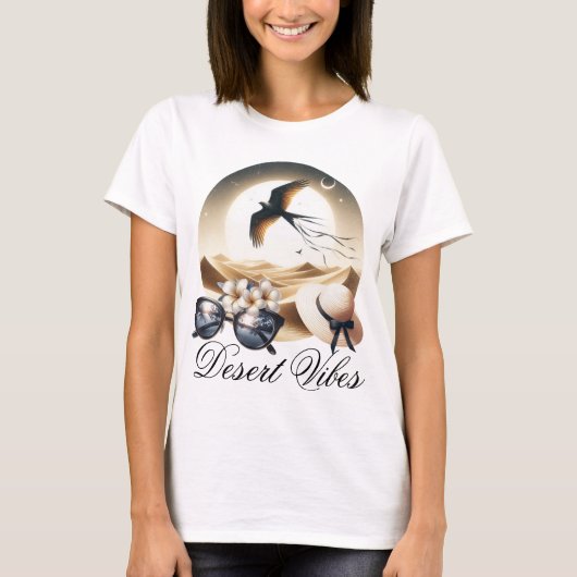 砂漠の雰囲気 Tシャツ (正面)