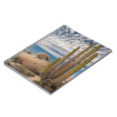 砂漠の風光明媚なサボテン ノートブック (左側)