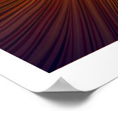 砂漠の風景の夜のポスターアート ポスター (角)