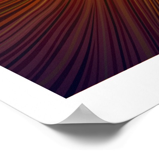 砂漠の風景の夜のポスターアート ポスター (角)