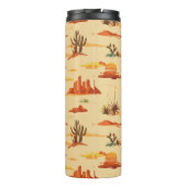 砂漠の風景アリゾナのパターン タンブラー (裏面)