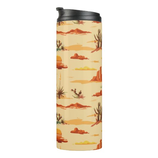 砂漠の風景アリゾナのパターン タンブラー (回転右)