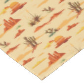 砂漠の風景アリゾナのパターン テーブルクロス (アングル)