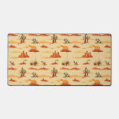 砂漠の風景アリゾナのパターン デスクマット (正面)