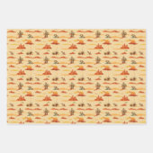 砂漠の風景アリゾナのパターン ラッピングペーパーシート (正面2)