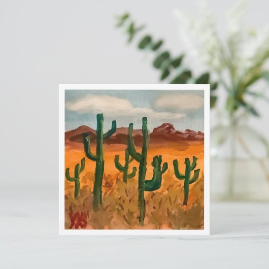 砂漠の風景 カード (スタンド正面)