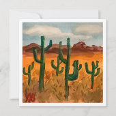 砂漠の風景 カード (正面)