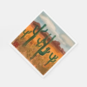 砂漠の風景 スタンダードランチョンナプキン (角)