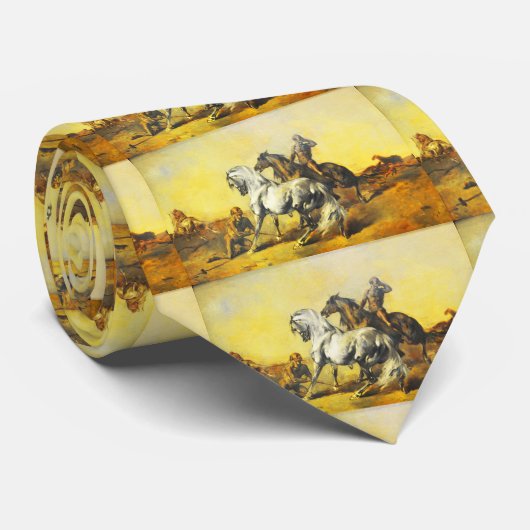 砂漠の風景 ネクタイ (ロール)