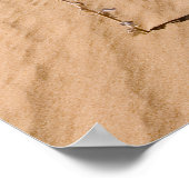 砂漠の風景 ポスター (角)