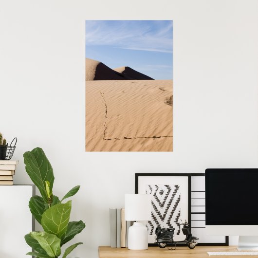 砂漠の風景 ポスター (ホームオフィス)