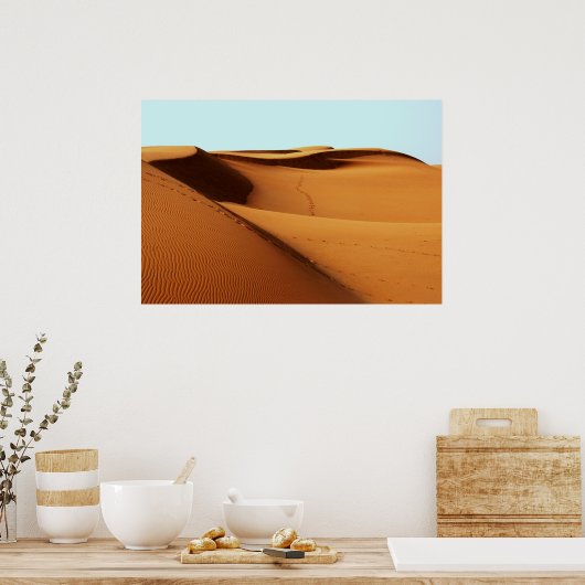 砂漠の風景 ポスター (キッチン)
