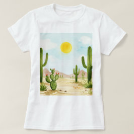 砂漠の風景 Tシャツ