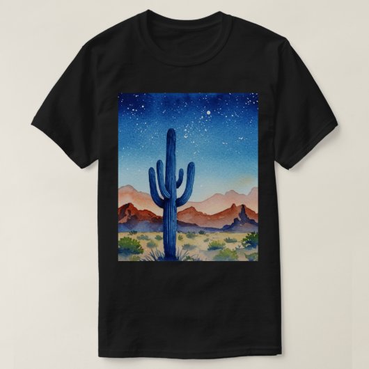砂漠の風景 Tシャツ (デザイン正面)