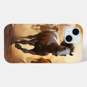 砂漠の馬 Case-Mate iPhoneケース (裏面 (横))