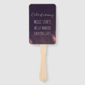 砂漠の駆けおもしろい落ち結婚は天空 ハンドファン (正面)