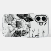 砂漠の骸骨 Case-Mate iPhoneケース (裏面 (横))