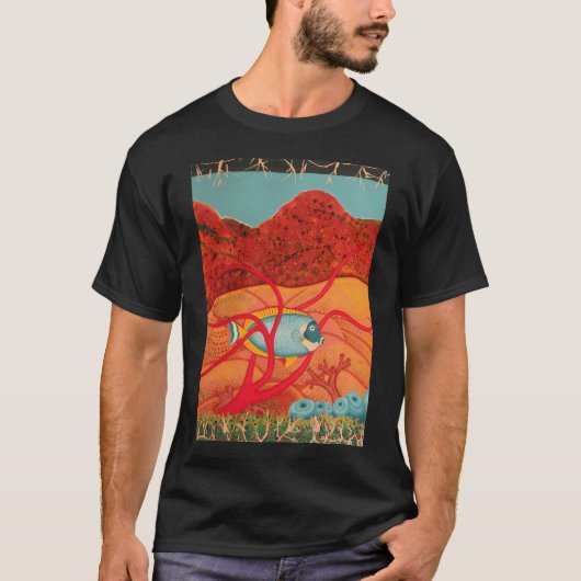 砂漠の魚 Tシャツ (正面)