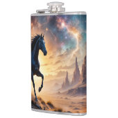 砂漠の黒い種馬 フラスク (左)