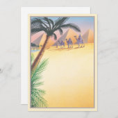 砂漠の©の砂 ノートカード (正面/裏面)