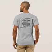 砂漠のDatsuns B&Wクラブワイシャツ Tシャツ (裏面フル)