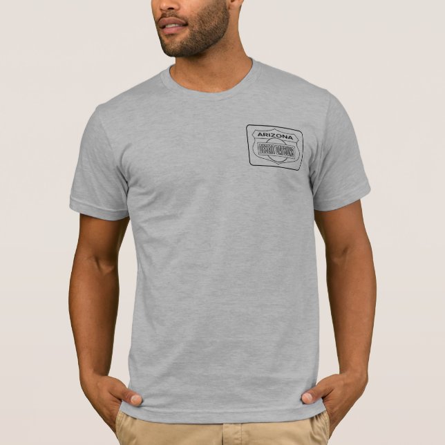 砂漠のDatsuns B&Wクラブワイシャツ Tシャツ (正面)