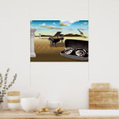 砂漠のGシャープ – Surrreal ポスター (キッチン)