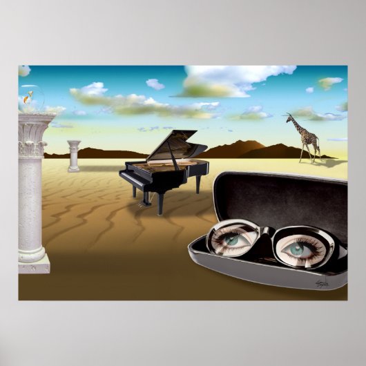 砂漠のGシャープ – Surrreal ポスター (正面)