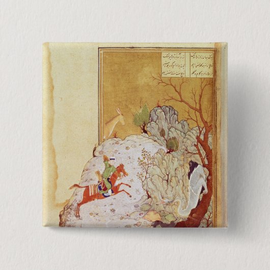 砂漠のMajnun 缶バッジ (正面)