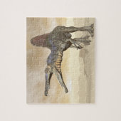 砂漠のSpinosaurusの恐竜- 3Dは描写します ジグソーパズル (縦)