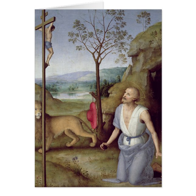砂漠のSt Jerome、c.1499-1502 (正面)